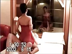 Milf Coreano engañando a marido con novio blanco